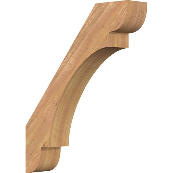 Ekena Millwork 5 1/2"W x 26"D x 32"H Olympic Smooth Knee Brace, Western Red Cedar BRC06X26X32OLY00SWR - main